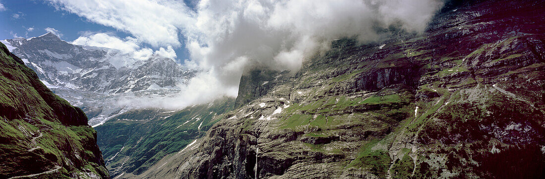 Glacial Valley In Bernese Alps, Bernese Oberland,Switzerland