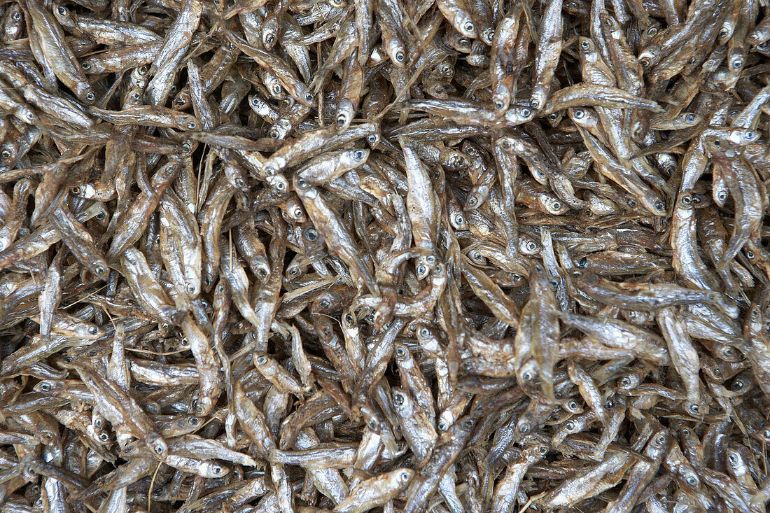 Pile Of Dried Fish,Full Frame, Tanzania,East Africa