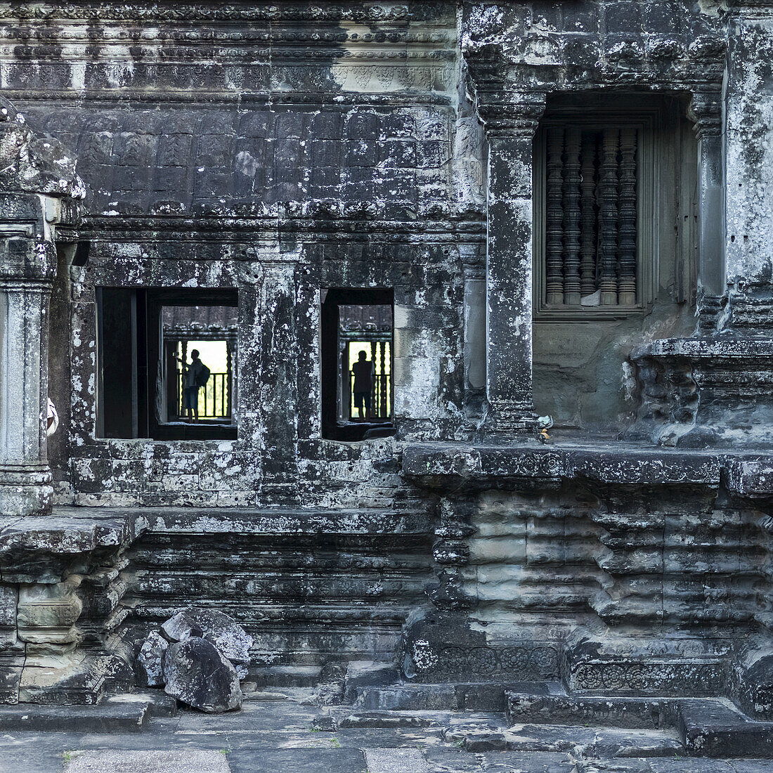 Buddhist Temple, Angkor Wat; Krong Siem Reap, Siem Reap Province, Cambodia