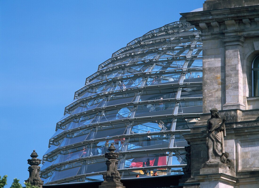 Detail des Reichstages