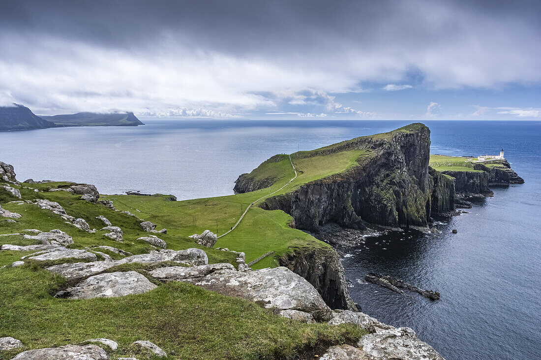 Neist Point Peninsula On The Isle Of Skye; Isle Of Skye, Scotland