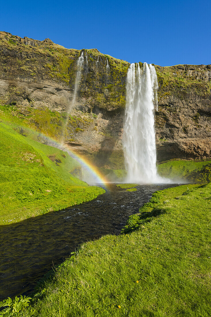 Seljalandsfoss Wasserfall; Island