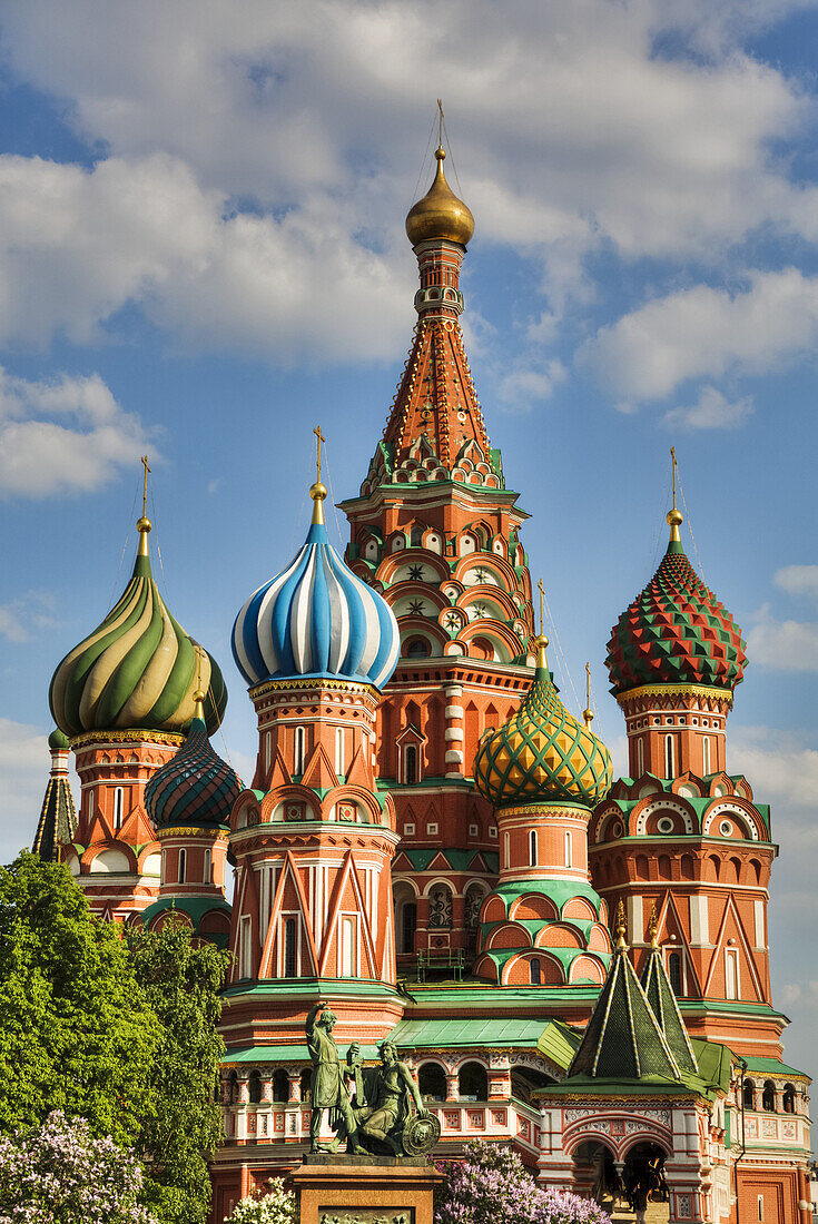 Basilius-Kathedrale, Roter Platz; Moskau, Russland.