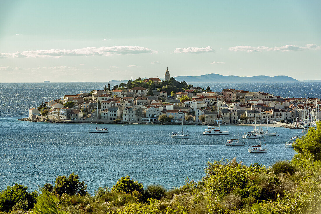 The islet of Primosten; Primosten, Croatia