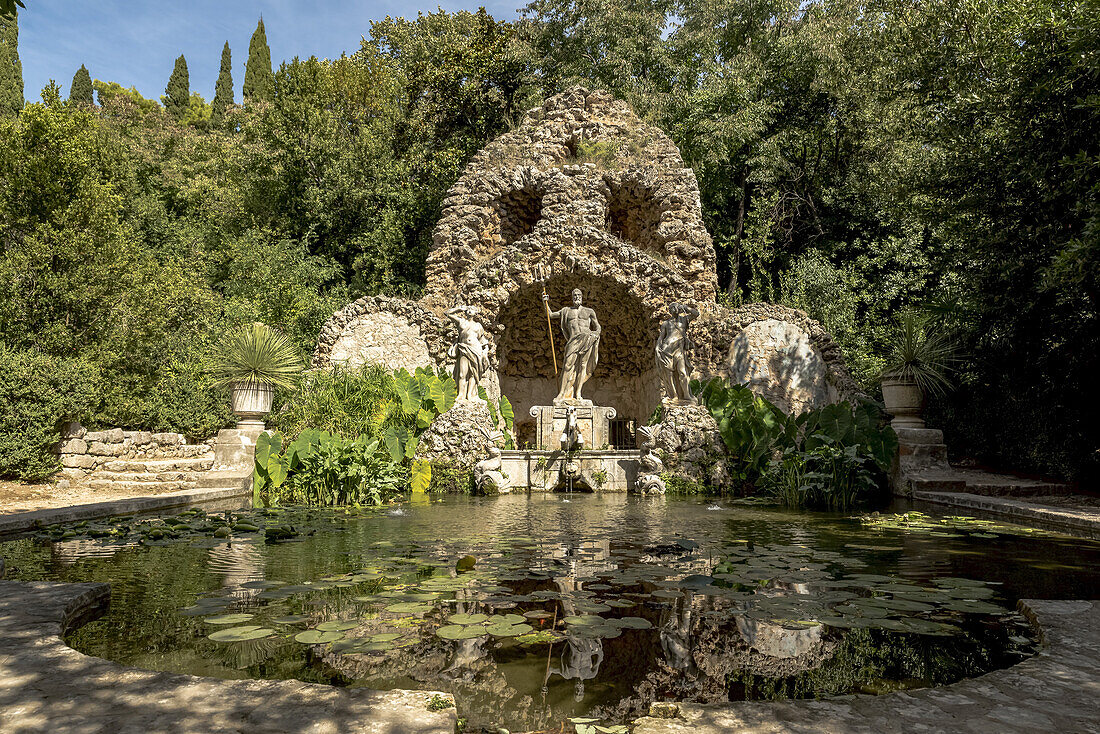 Trsteno Arboretum, the oldest arboretum in this part of the world; Trsteno, Dalmatia, Croatia