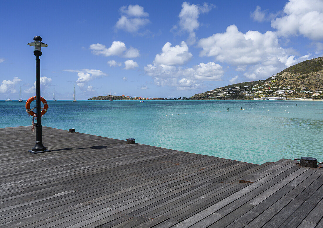 Hafen und Uferpromenade an der Großen Bucht; Philipsburg, St. Maarten