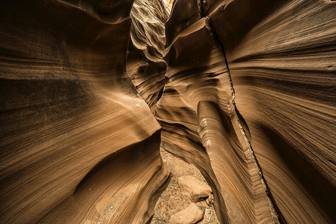 Slot Canyon known as Mountain Sheep Canyon; Page, Arizona, United States of America