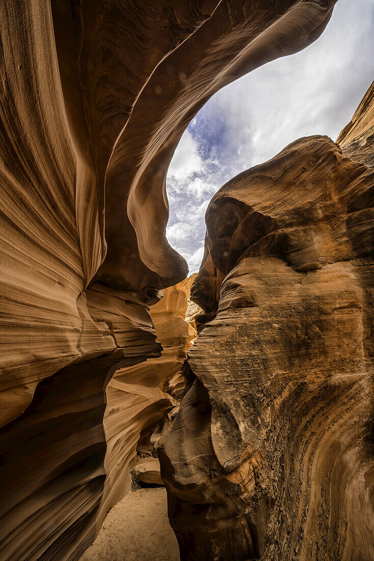 Slot Canyon known as Mountain Sheep Canyon; Page, Arizona, United States of America