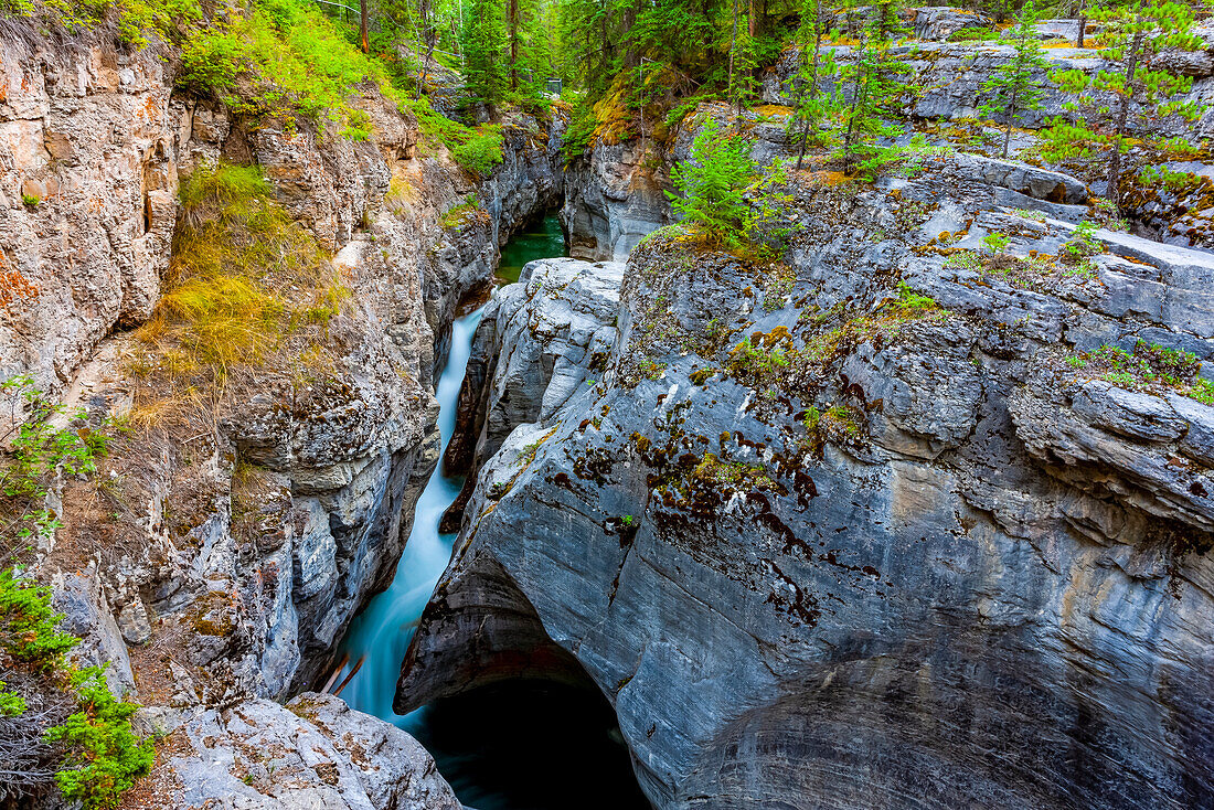 Waterfall, Jasper National Park; Alberta, Canada