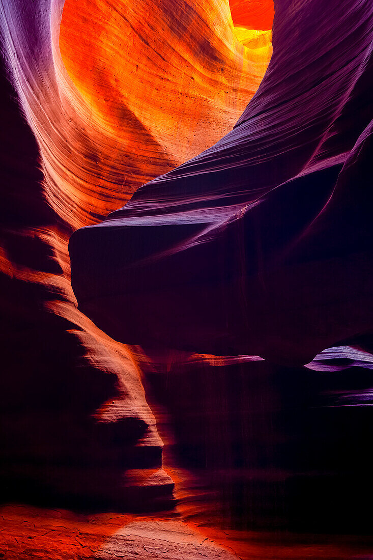 Oberer Antelope Canyon; Arizona, Vereinigte Staaten von Amerika