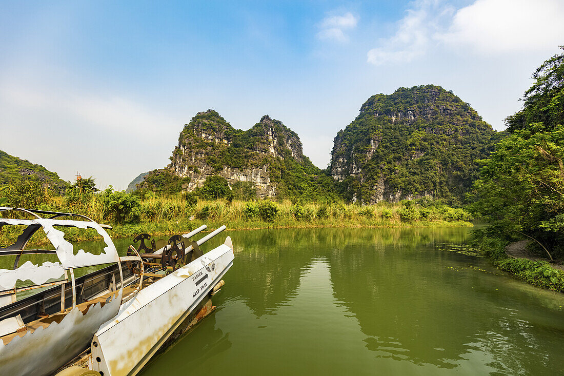 Lush landscape of Ninh Binh; Ninh Binh Province, Vietnam