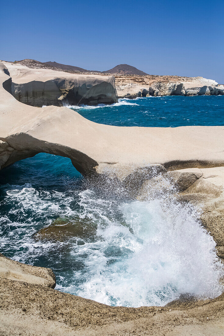 Sarakiniko Beach; Milos Island, Cyclades, Greece