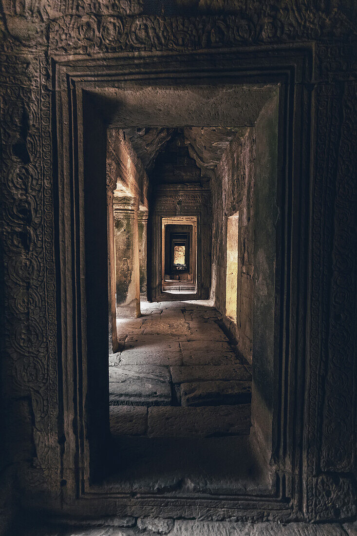Bayon-Tempel im Angkor Wat-Komplex; Siem Reap, Kambodscha.
