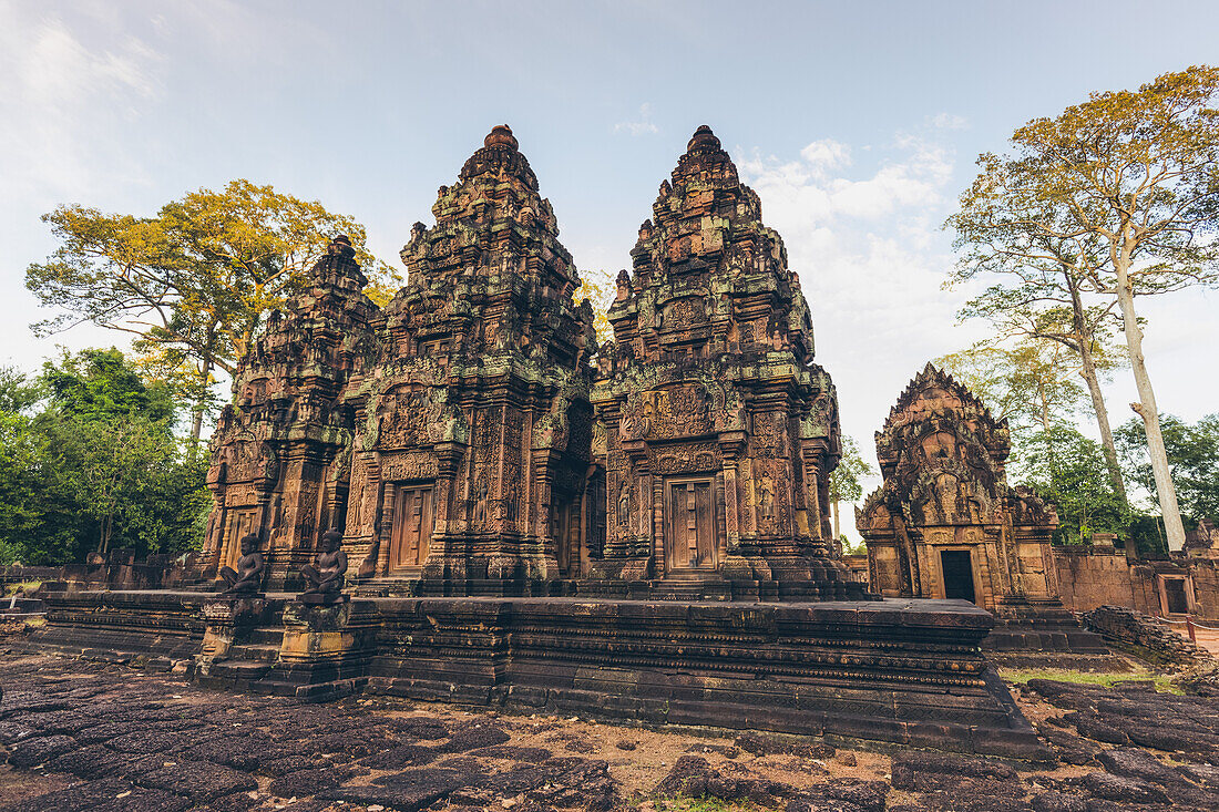 Banteay Srei-Tempel, Angkor Wat-Komplex; Siem Reap, Kambodscha