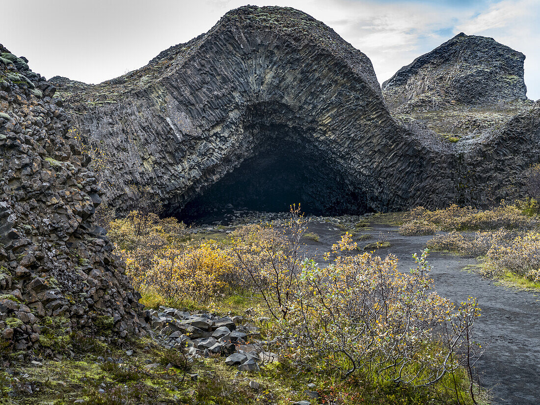 Vesturdalur Valley is an area in the North of Iceland known for its fascinating rock formations; Nordurping, Northeastern Region, Iceland