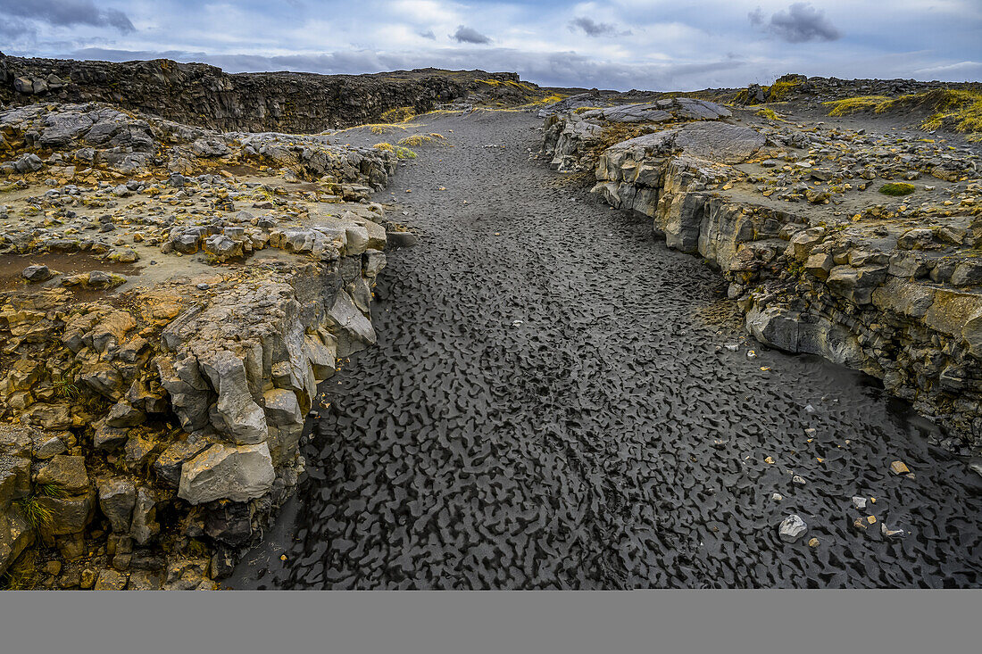 Volcanic landscape; Reykjanesbaer, Southern Peninsula Region, Iceland