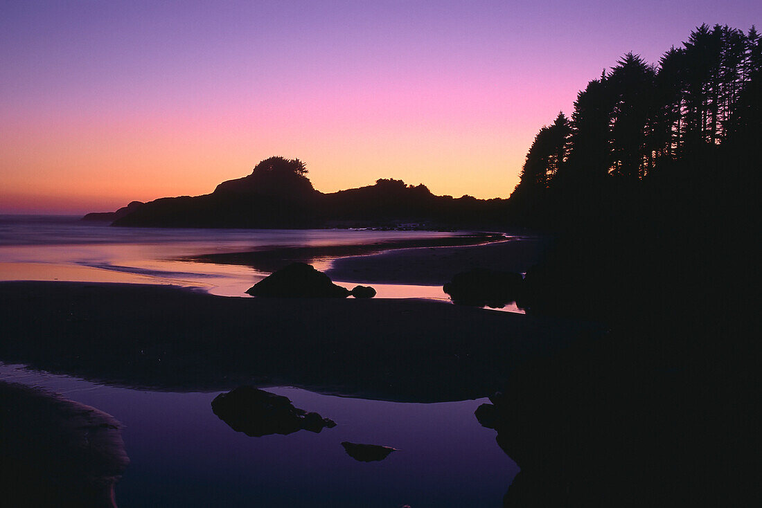 Cox Bay, in der Nähe von Tofino, Vancouver Island, British Columbia, Kanada