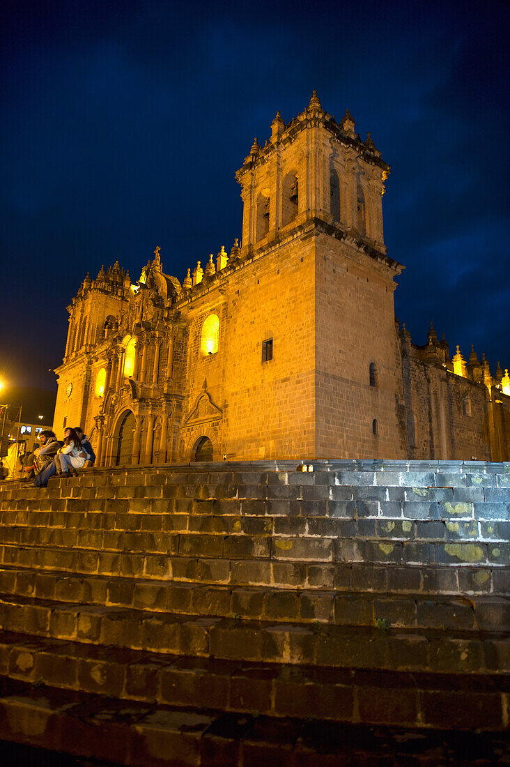 Exterior Of The Templo De La Compania De Jesus; Cusco Peru