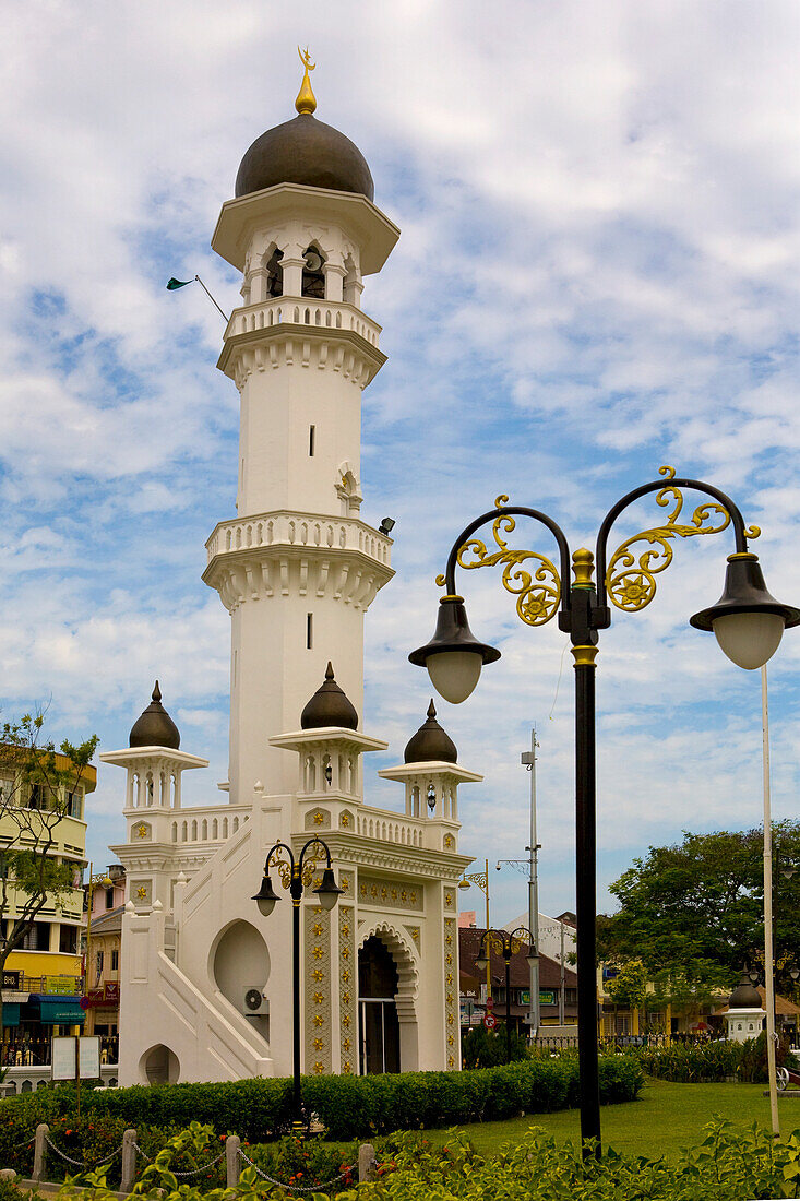 The Minaret Of The Kapitan Keling Mosque; George Town Penang Malaysia