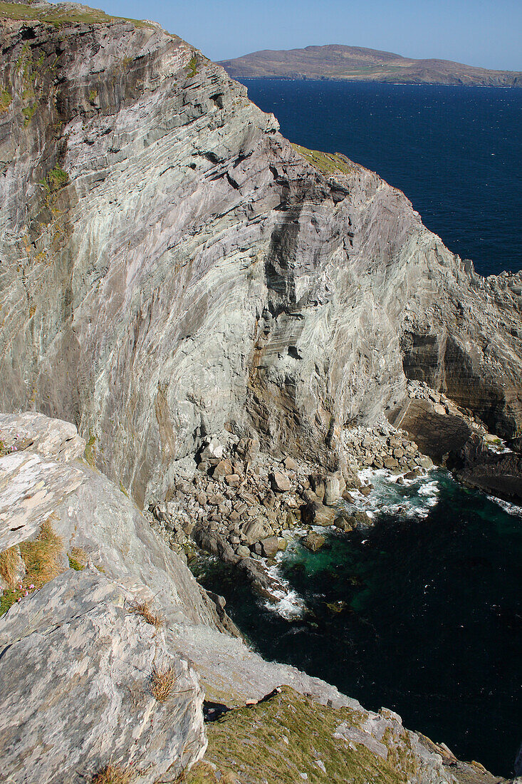 Cliffs And Coastline On The Sheep's Head Peninsula; County Cork Ireland