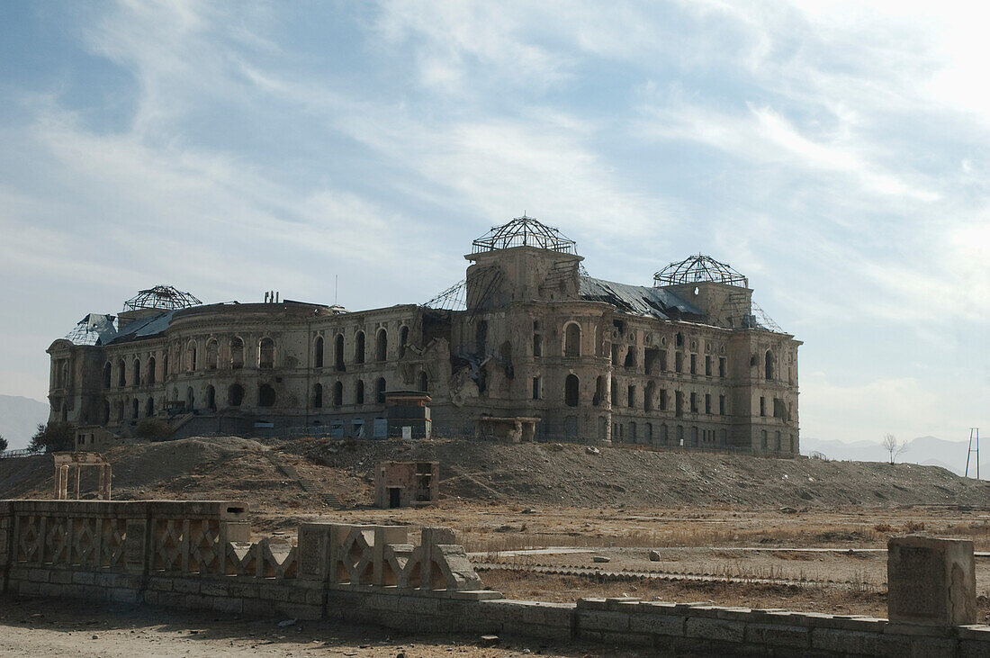 Darulaman Palace Was Designed For King Amanullah By A French Architect In The 1920S; It Later Became The Defense Ministry, And Was The Military Headquarters During The Russian Occupation.Kabul, Afghanistan