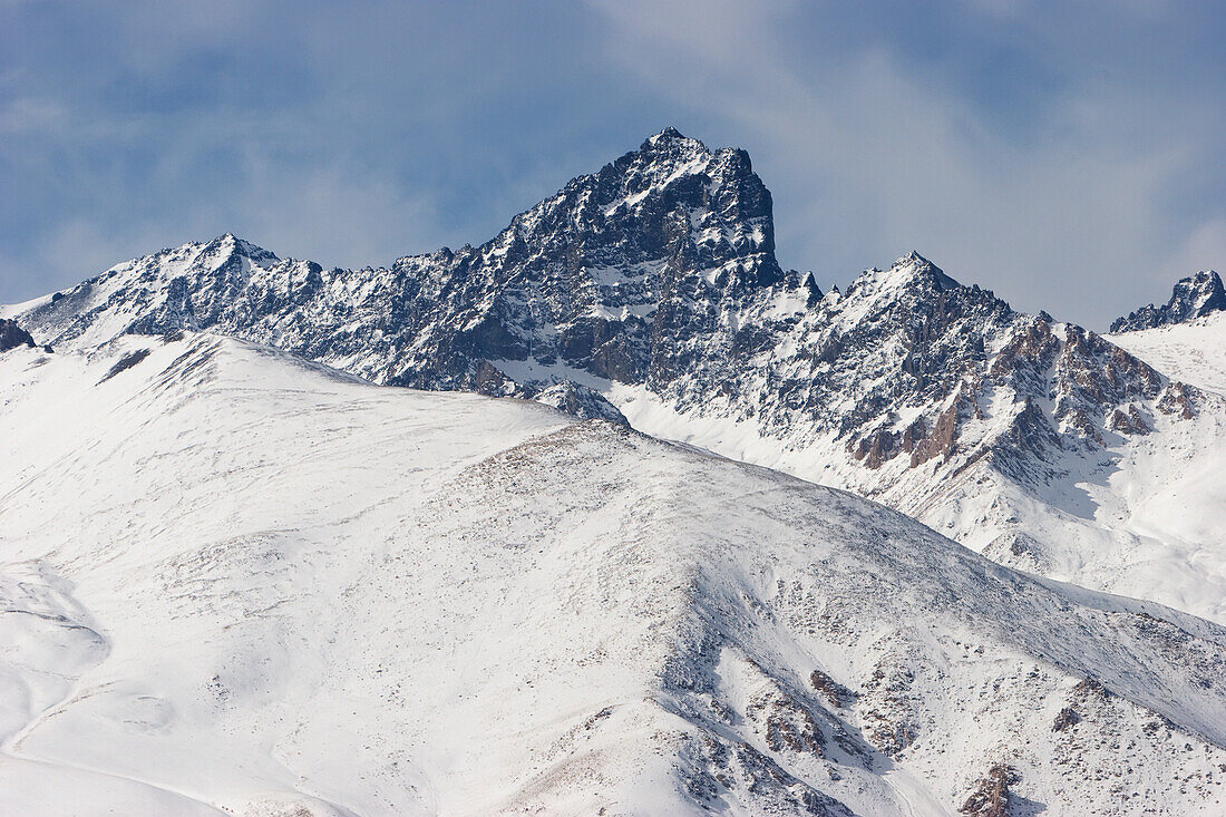 Das Koh-I-Baba-Gebirge (Großvater der Berge) vom Hajigak-Pass aus gesehen, Provinz Vardak, Afghanistan