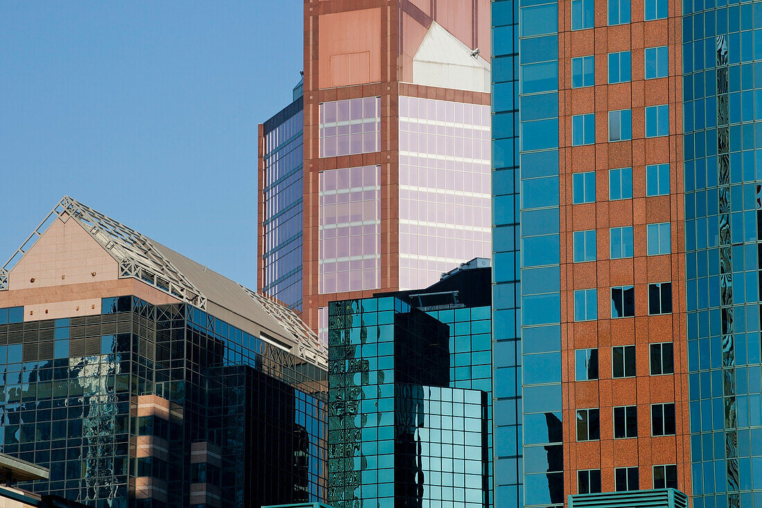 Bürotürme im Stadtzentrum; Montreal, Quebec, Kanada