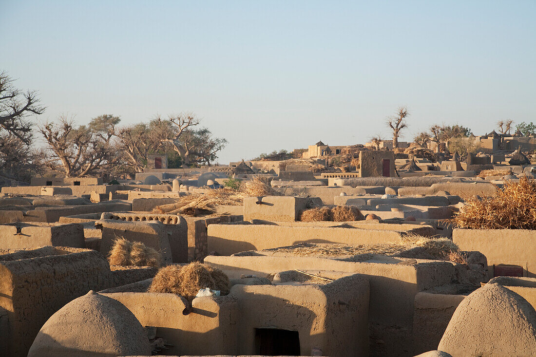 Panorama of Dogon village, Sangha, Mali