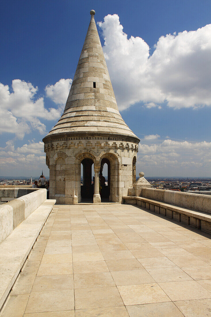 Fisherman's Bastion In The Castle District; Budapest Hungary