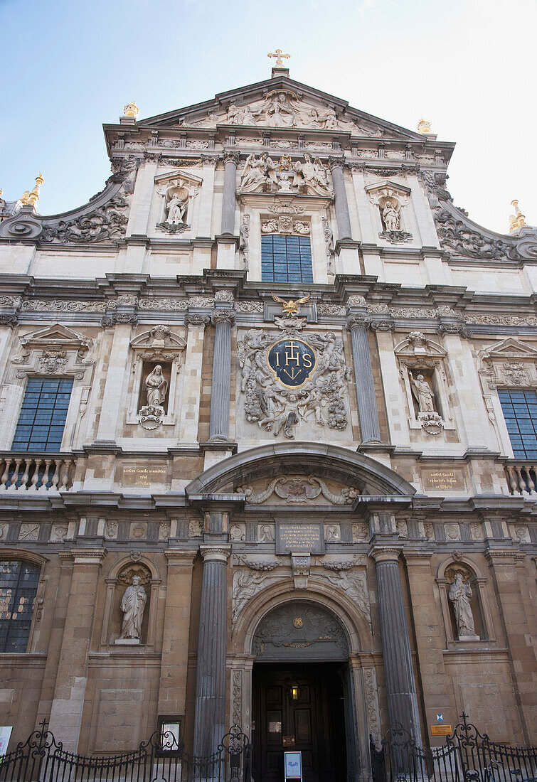 Fassade von St. Charles Borromeo; Antwerpen Flandern Belgien