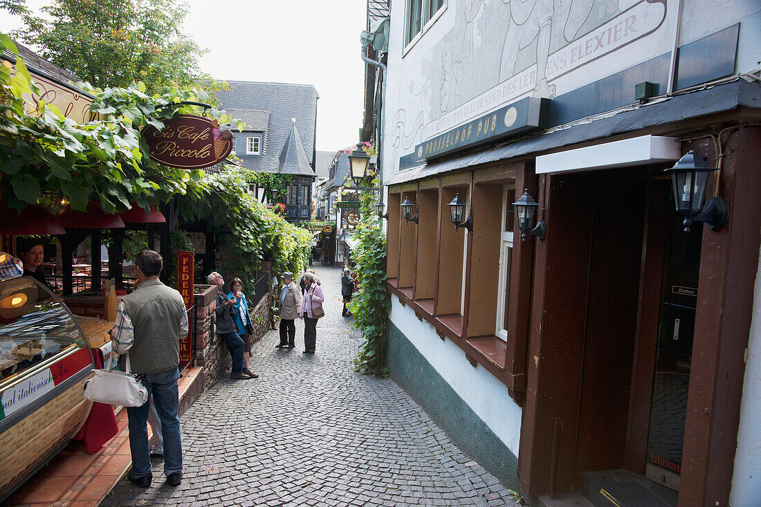 Drosselgasse Rüdesheims Altstadt; Rüdesheim Rheingau-Taunus-Kreis Deutschland