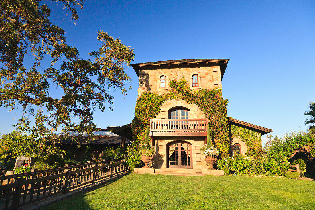 Sattui Winery In Saint Helena Im Herbst; Napa Area California Vereinigte Staaten Von Amerika