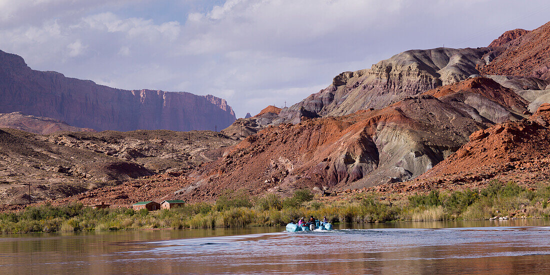 Floating Down The Colorado River; Arizona United States Of America