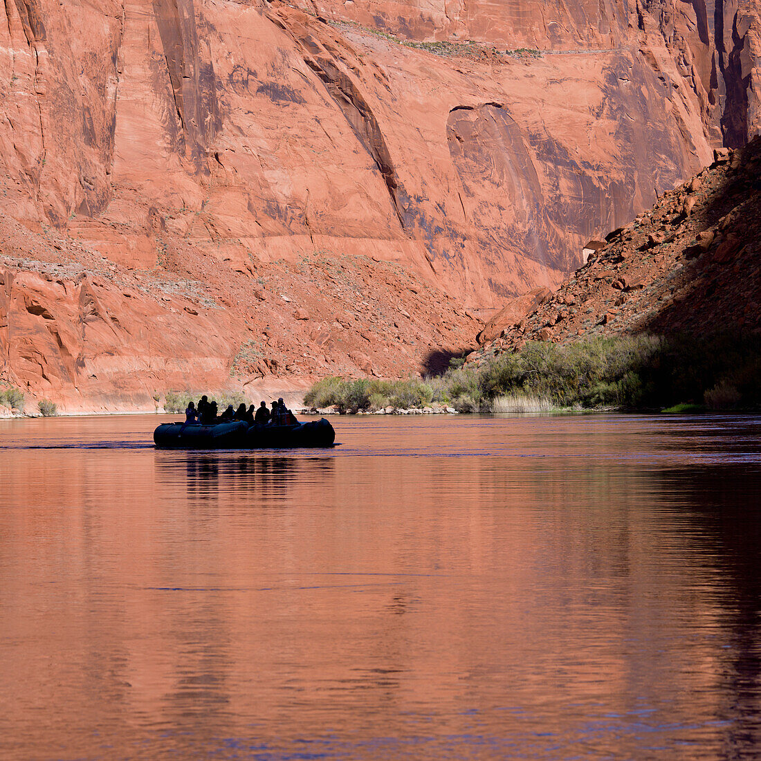Floating Down Colorado River; Arizona United States Of America