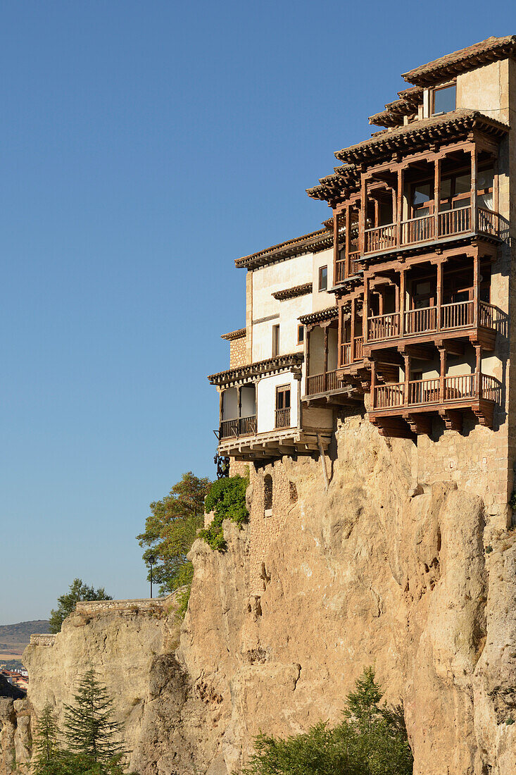 Hängende Häuser aus dem 15. Jahrhundert; Cuenca Kastilien-La Mancha Spanien