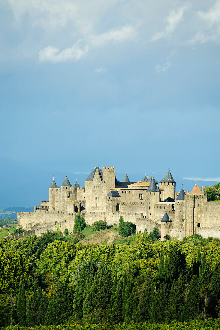 Festung; Carcassonne Languedoc Frankreich