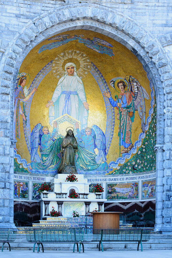 Heiligtum Unserer Lieben Frau von Lourdes; Lourdes Hautes-Pyrenees Frankreich