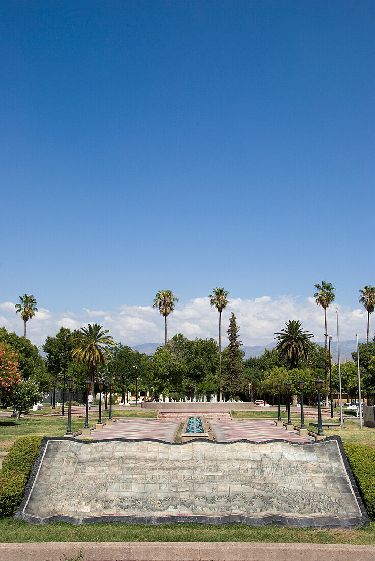 Pedro Del Castillo Square; Mendoza Argentina