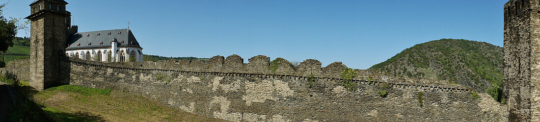 Mittelalterliche Stadtmauer und Wehrturm; Oberwesel Deutschland
