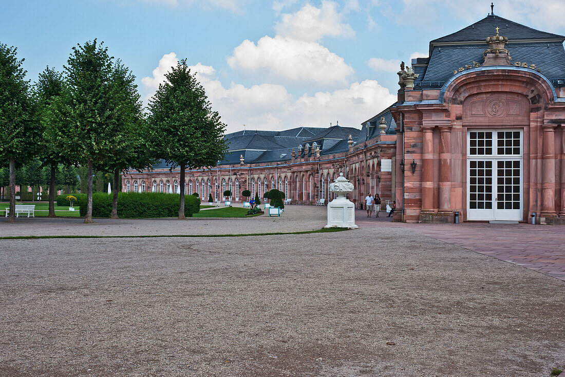 Schloss Schwetzingen Nord Gebäudekomplex; Schwetzingen Baden-Wurtenburg Deutschland