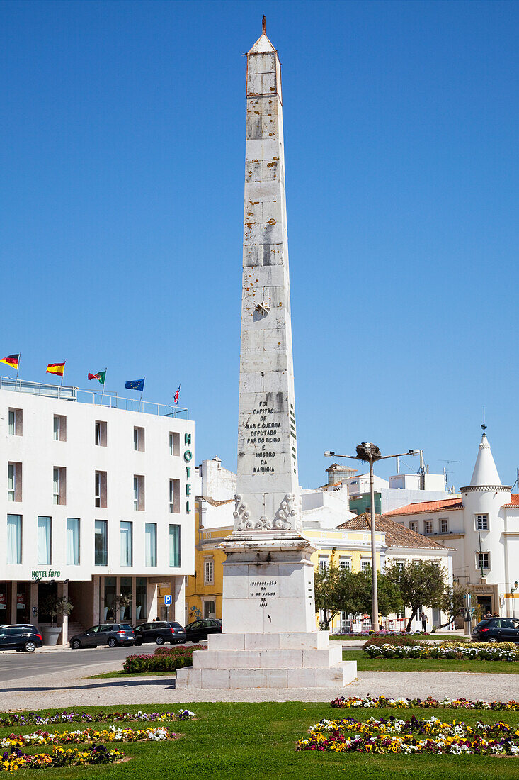 A Tall Monument; Faro Algarve Portugal