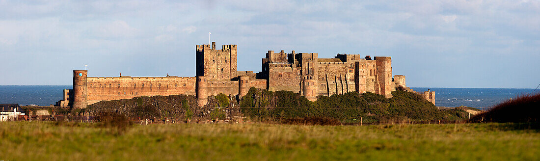 Bamburgh Castle; Bamburgh Northumberland England