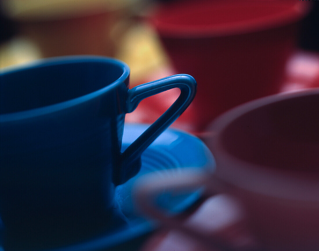 Colorful Teacups