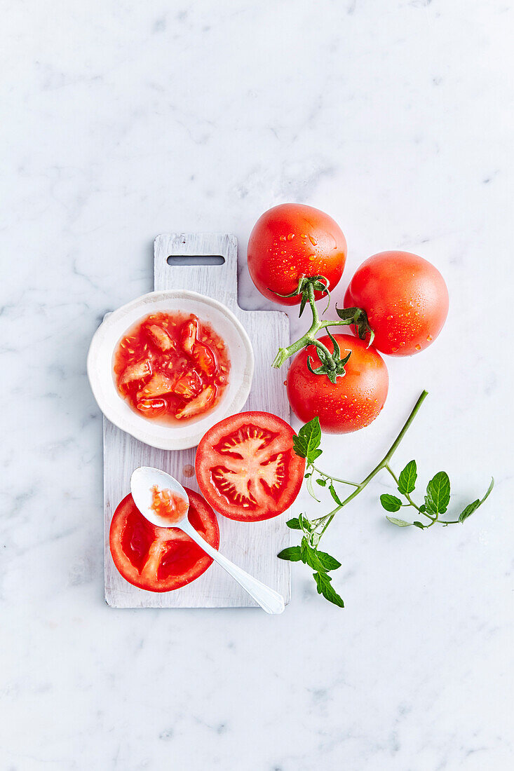 Seeding tomatoes