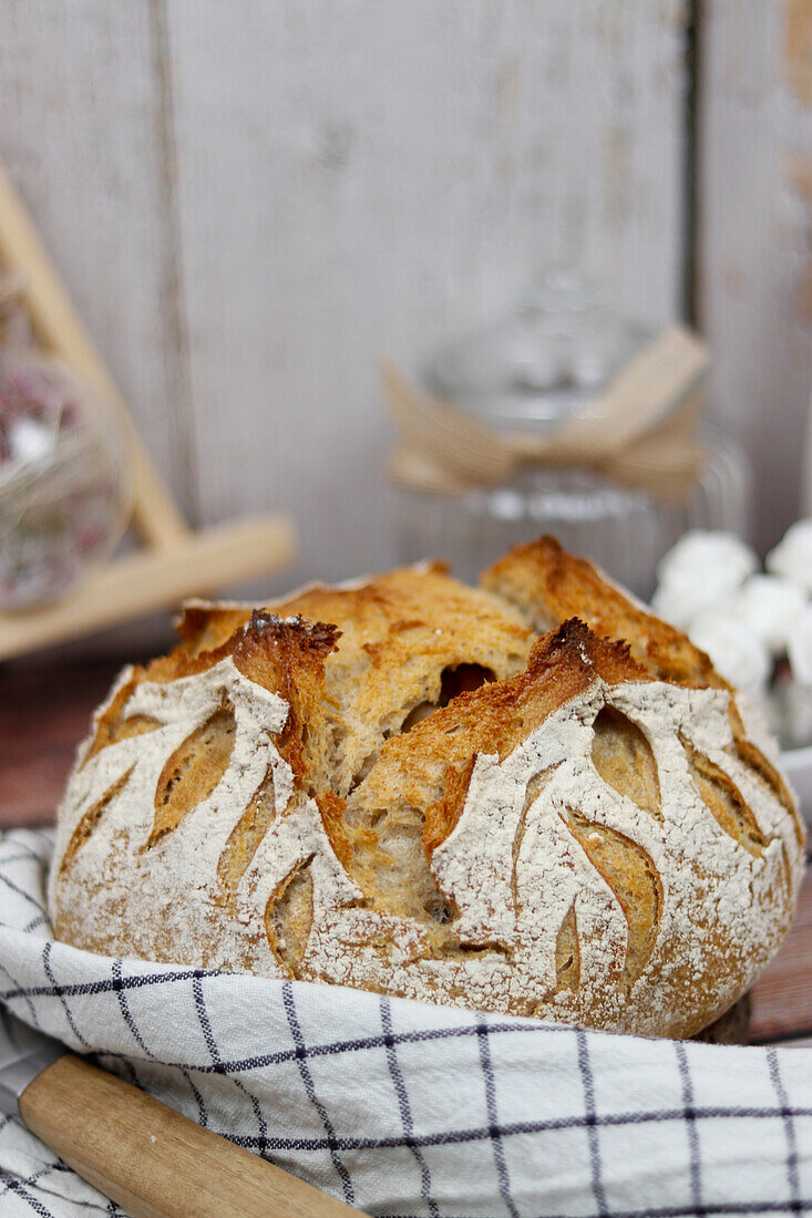 Farmer's bread with crust