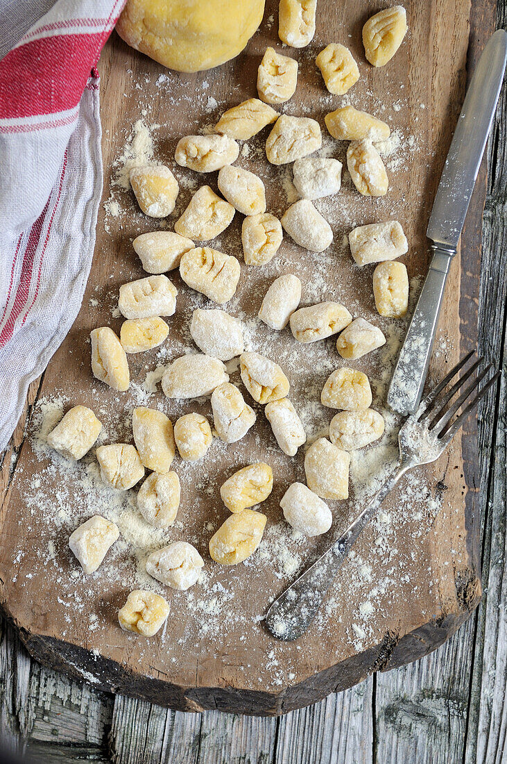 Homemade gnocchi