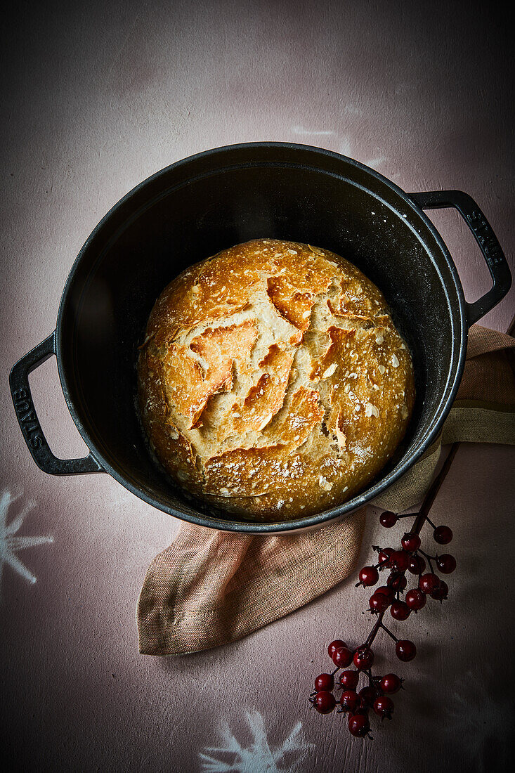 Wheat sourdough bread