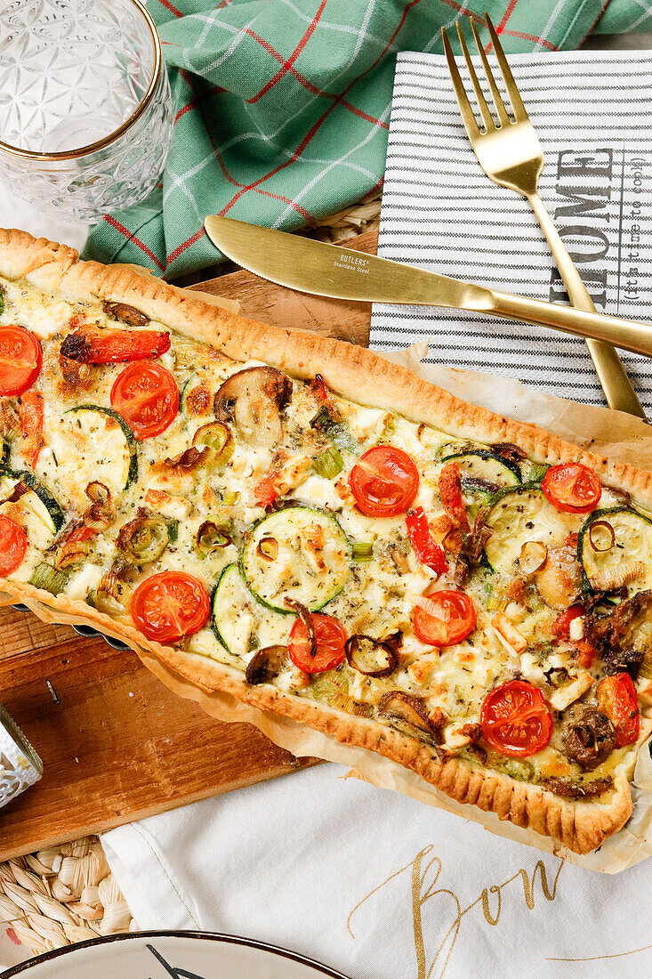 Vegetable tart