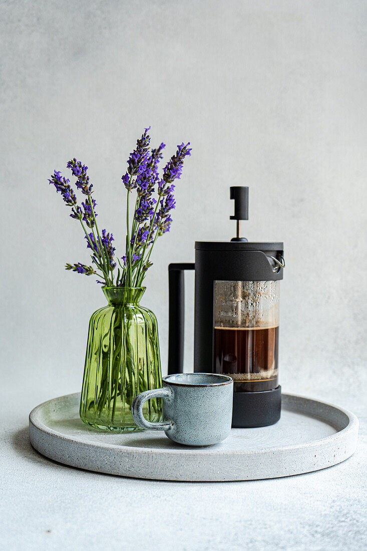 Frühstückskaffee aus der French Press