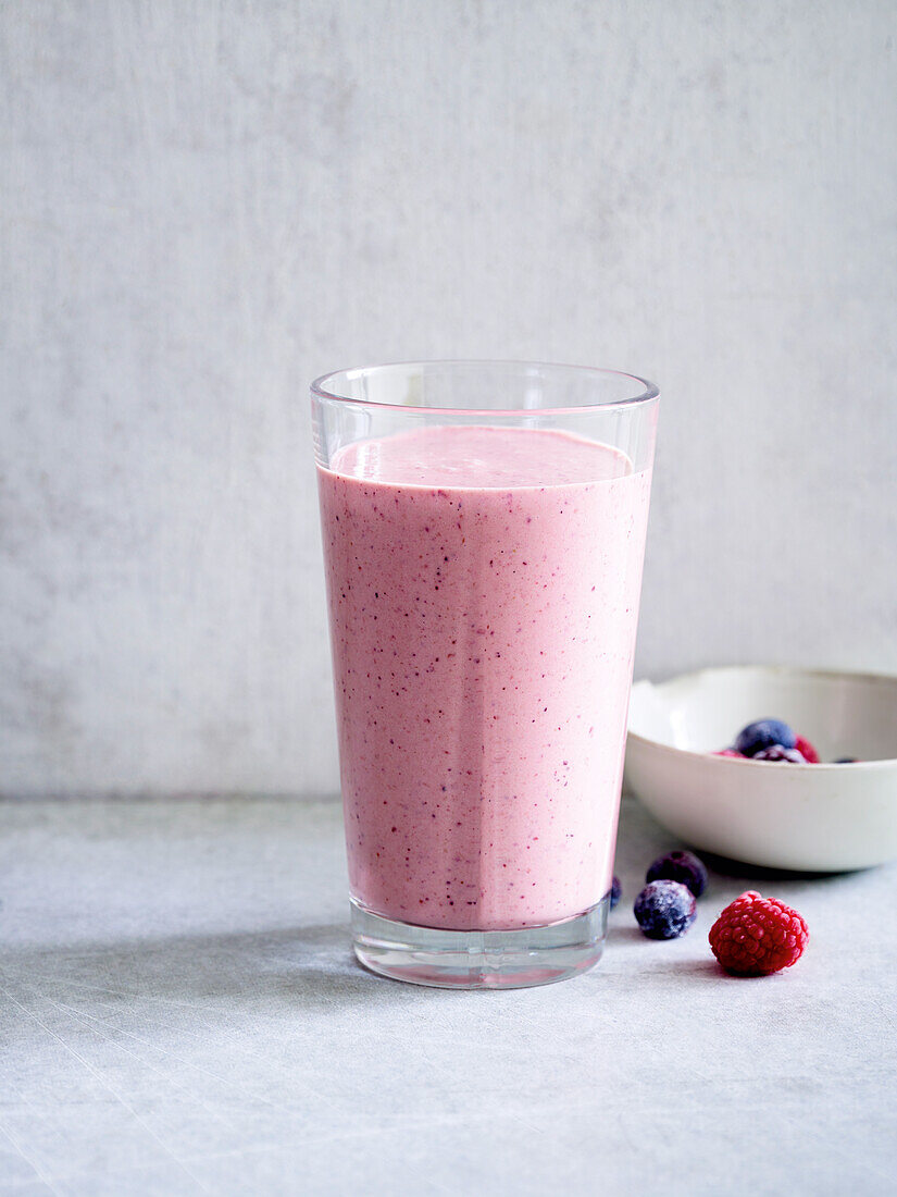 Berry and vanilla shake